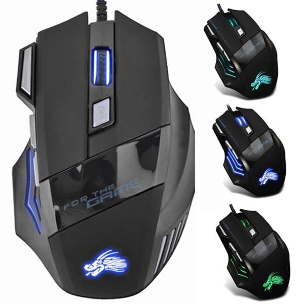 Wired Gaming Mouse 7-Color Backlight