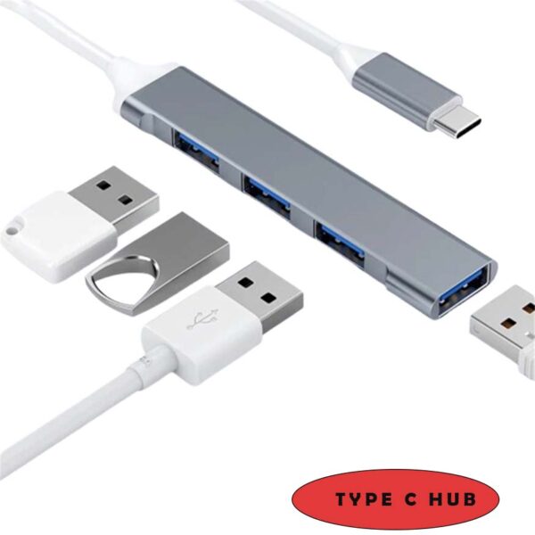 4Port USB 3.0 Hub USB,type c Hub