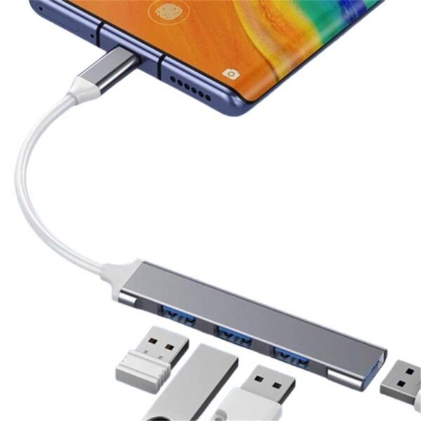 4Port USB 3.0 Hub USB,type c Hub - Image 6