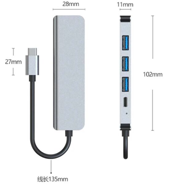 5 Ports USB C Hub to 4K HDMI - Image 6